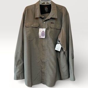 Wrangler ATG Men's Mix Material Shirt Sz XXL NEW WITH TAGS